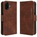 Чехол Deexe Wallet Stand для Samsung Galaxy A07 (A075) - Brown. Фото 1 из 15