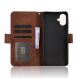 Чехол Deexe Wallet Stand для Samsung Galaxy A07 (A075) - Brown. Фото 4 из 15