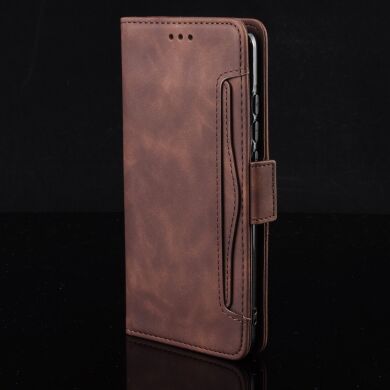 Чехол Deexe Wallet Stand для Samsung Galaxy A07 (A075) - Brown