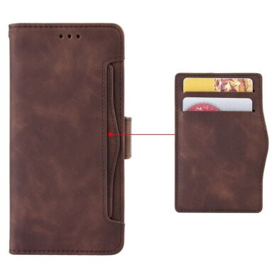 Чехол Deexe Wallet Stand для Samsung Galaxy A36 (A366) - Brown