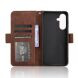 Чехол Deexe Wallet Stand для Samsung Galaxy A36 (A366) - Brown. Фото 5 из 7