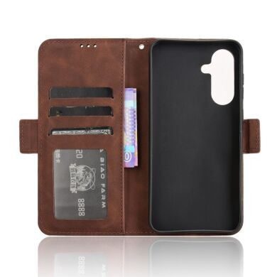 Чехол Deexe Wallet Stand для Samsung Galaxy A36 (A366) - Brown