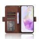 Чехол Deexe Wallet Stand для Samsung Galaxy A36 (A366) - Brown. Фото 3 из 7