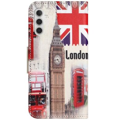 Чохол-книжка Deexe Color Wallet для Samsung Galaxy A14 (А145) - London Big Ben