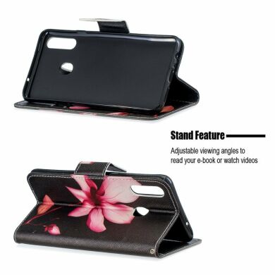 Чехол-книжка Deexe Color Wallet для Samsung Galaxy A20s (A207) - Kapok