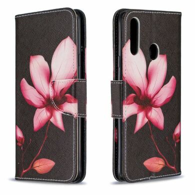 Чехол-книжка Deexe Color Wallet для Samsung Galaxy A20s (A207) - Kapok