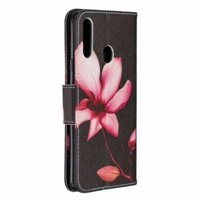 Чехол-книжка Deexe Color Wallet для Samsung Galaxy A20s (A207) - Kapok