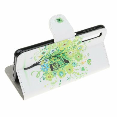 Чохол-книжка Deexe Color Wallet для Samsung Galaxy A70 (A705) - Green Tree