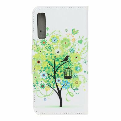 Чохол-книжка Deexe Color Wallet для Samsung Galaxy A70 (A705) - Green Tree