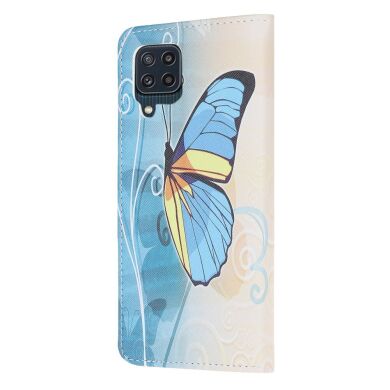 Чохол-книжка Deexe Color Wallet для Samsung Galaxy M32 (M325) - Blue Butterfly