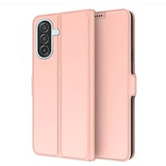 Чехол-книжка Deexe Faro Wallet для Samsung Galaxy S26 FE - Rose Gold
