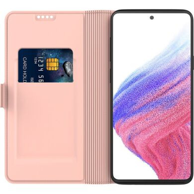 Чохол-книжка Deexe Faro Wallet для Samsung Galaxy S26 FE - Rose Gold