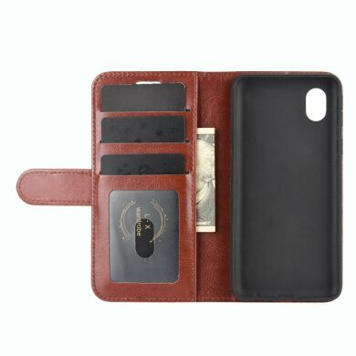 Чехол-книжка Deexe Wallet Style для Samsung Galaxy A01 Core (A013) - Brown