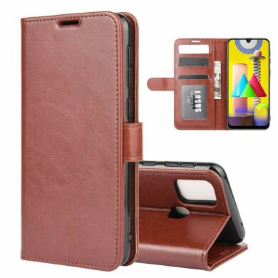 Чехол-книжка Deexe Wallet Style для Samsung Galaxy M31 (M315) - Brown