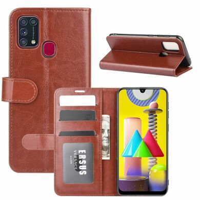 Чохол-книжка Deexe Wallet Style для Samsung Galaxy M31 (M315) - Brown