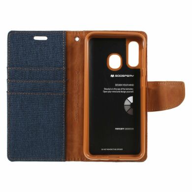 Чохол-книжка MERCURY Canvas Diary для Samsung Galaxy A40 (А405) - Dark Blue