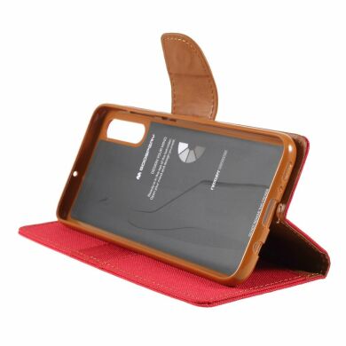Чохол-книжка MERCURY Canvas Diary для Samsung Galaxy A50 (A505) / A30s (A307) / A50s (A507) - Red