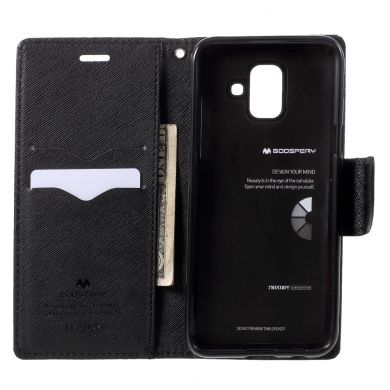 Чохол-книжка MERCURY Fancy Diary для Samsung Galaxy A6 2018 (A600), Black