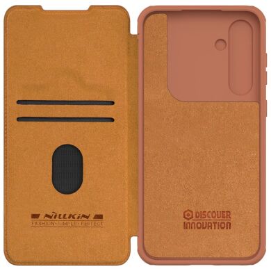 Чохол-книжка NILLKIN Qin Pro для Samsung Galaxy A35 (A356) - Brown