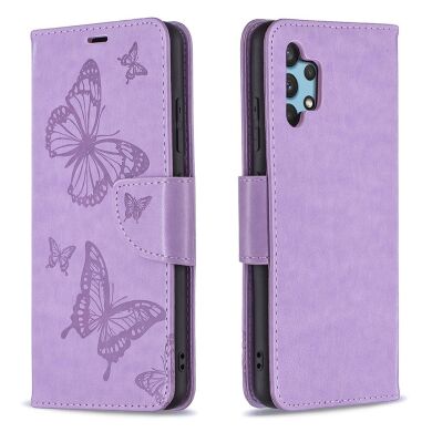 Чохол UniCase Butterfly Pattern для Samsung Galaxy A32 (А325) - Purple