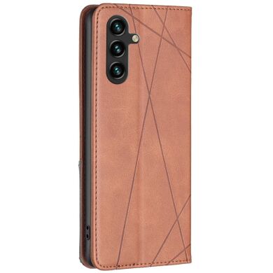 Чехол UniCase Geometric Pattern для Samsung Galaxy S25 FE (S731) - Brown