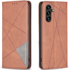Чехол UniCase Geometric Pattern для Samsung Galaxy S25 FE (S731) - Brown