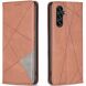 Чехол UniCase Geometric Pattern для Samsung Galaxy S25 FE (S731) - Brown. Фото 1 из 9