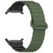 Ремешок Deexe Magnetic Band для Samsung Galaxy Watch Ultra (47mm) - Army Green / Black. Фото 3 из 7