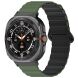 Ремешок Deexe Magnetic Band для Samsung Galaxy Watch Ultra (47mm) - Army Green / Black. Фото 2 из 7