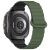 Ремінець Deexe Magnetic Band для Samsung Galaxy Watch Ultra (47mm) - Army Green / Black