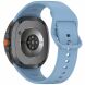 Ремешок Deexe Silicone Band для Samsung Galaxy Watch 8 (40/44mm) / 8 Classic - Grey / Blue. Фото 1 из 7