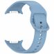 Ремешок Deexe Silicone Band для Samsung Galaxy Watch 8 (40/44mm) / 8 Classic - Grey / Blue. Фото 3 из 7