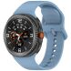 Ремешок Deexe Silicone Band для Samsung Galaxy Watch 8 (40/44mm) / 8 Classic - Grey / Blue. Фото 2 из 7