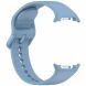 Ремешок Deexe Silicone Band для Samsung Galaxy Watch 8 (40/44mm) / 8 Classic - Grey / Blue. Фото 4 из 7