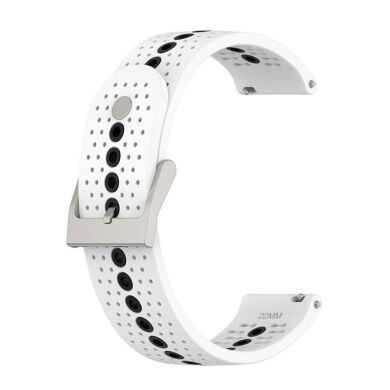 Ремінець Deexe Sport Style для часов с шириной крепления 22 мм - White / Black