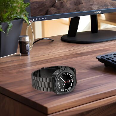 Ремешок Deexe Stainless Steel для Samsung Galaxy Watch Ultra (47mm) - Rose Gold
