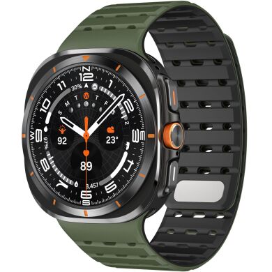 Ремешок Reframe Sport Band для Samsung Galaxy Watch Ultra (47mm) / Ultra (2025) - Army Green / Black