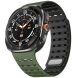 Ремешок Reframe Sport Band для Samsung Galaxy Watch Ultra (47mm) / Ultra (2025) - Army Green / Black. Фото 4 из 5