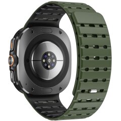 Ремешок Reframe Sport Band для Samsung Galaxy Watch Ultra (47mm) / Ultra (2025) - Army Green / Black