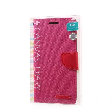 Чехол-книжка MERCURY Canvas Diary для Samsung Galaxy A7 2017 (A720) - Magenta