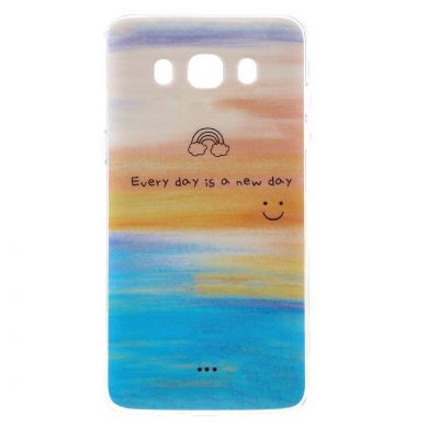 Силиконовая накладка Deexe Life Style для Samsung Galaxy J5 2016 (J510) - Regetta