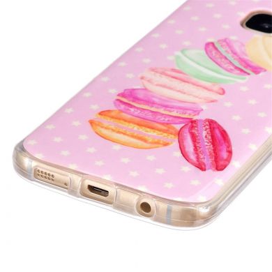 Силиконовая накладка Deexe Life Style для Samsung Galaxy S7 (G930) - Candy and Sweets