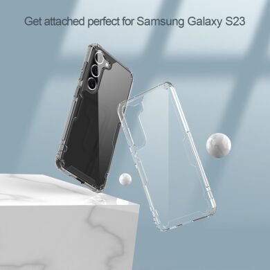Силиконовый чехол NILLKIN Nature TPU Pro для Samsung Galaxy S23 - Transparent