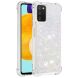 Силиконовый (TPU) чехол Deexe Liquid Glitter для Samsung Galaxy A03s (A037) - Shiny Hearts. Фото 3 из 7