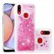 Силиконовый (TPU) чехол Deexe Liquid Glitter для Samsung Galaxy A10s (A107) - Pink. Фото 1 из 7