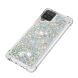 Силіконовий (TPU) чохол Deexe Liquid Glitter для Samsung Galaxy A12 (A125) / A12 Nacho (A127) / M12 (M127) - Light Green