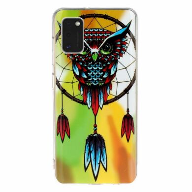 Силіконовий (TPU) чохол Deexe LumiCase для Samsung Galaxy A41 (A415) - Big Owl