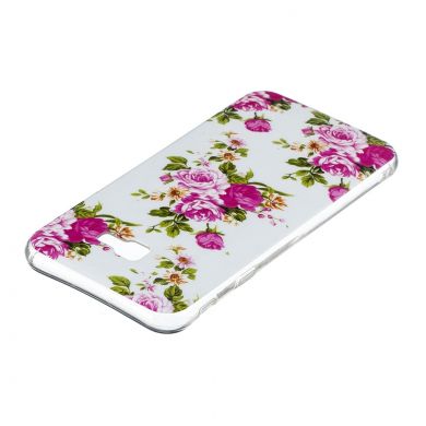 Силіконовий (TPU) чохол Deexe LumiCase для Samsung Galaxy J4+ (J415) - Vivid Flowers