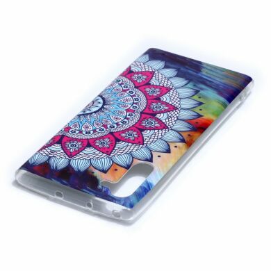 Силіконовий (TPU) чохол Deexe LumiCase для Samsung Galaxy Note 10 (N970) - Mandala Flower