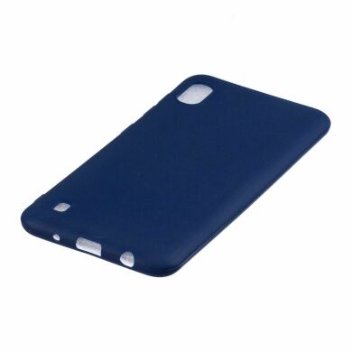 Силіконовий (TPU) чохол Deexe Matte Case для Samsung Galaxy A10 (A105) - Dark Blue